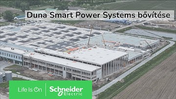 Látványos timelapse videóban mutatjuk meg a Schneider Electric új okosgyára bővítését