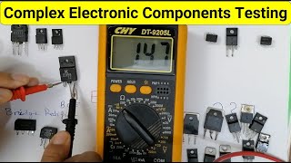 Complex Electronic Components Testing, Mosfet, Transistor, Voltage regulator, PWM IC, Optoisolator