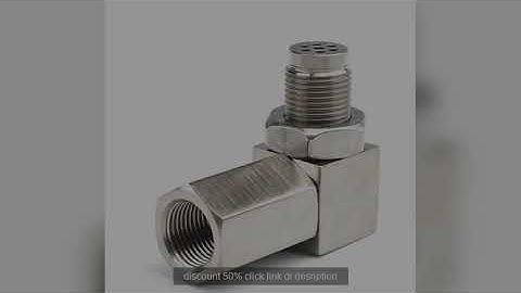 Mini Catalytic Converter 90 Degree CEL Check Engine Light O2 Oxygen Se Discount 50%