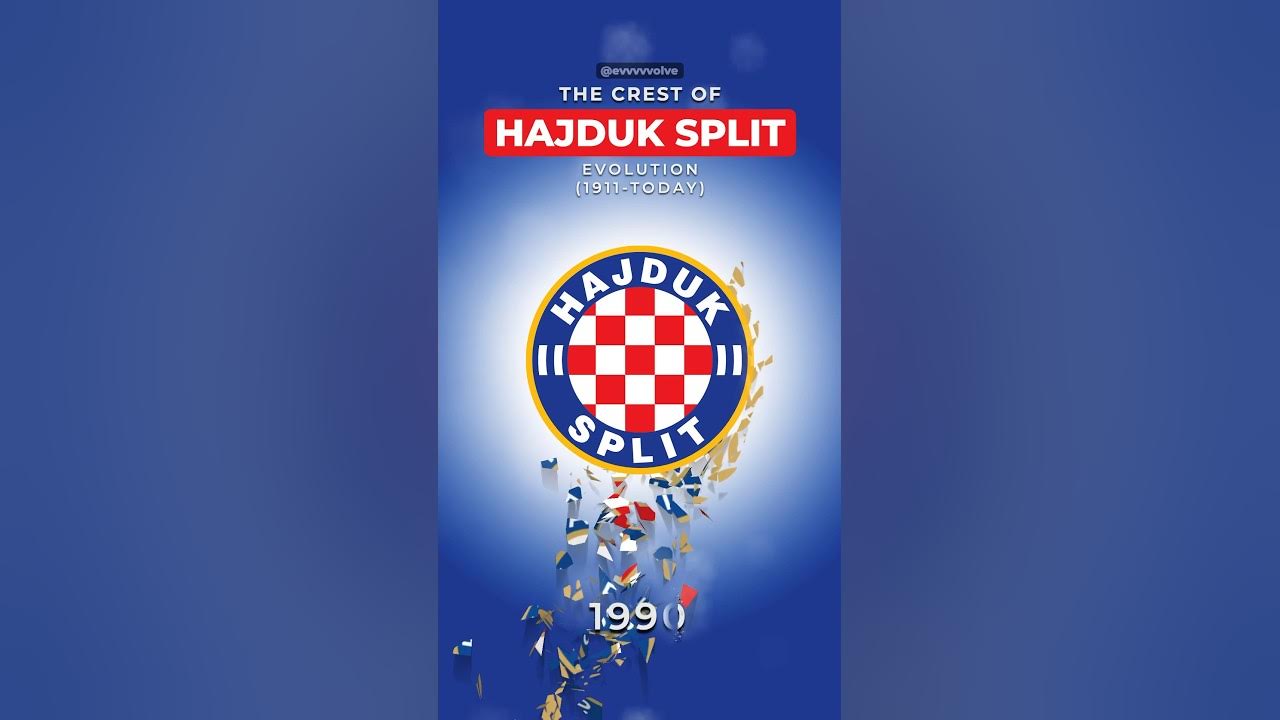 HAJDUK SPLIT Official Heraldry symbol 1911 | Sticker