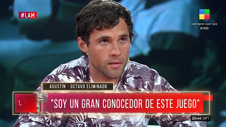Agustn, el jugador ms polmico de GH: "Yo planifiqu...