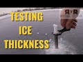 HOW TO TEST ICE THICKNESS FOR SAFE SKATING