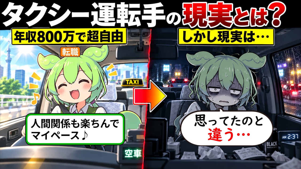 給料2倍で大人気!令和のタクシー運転手になるとどうなるのか?