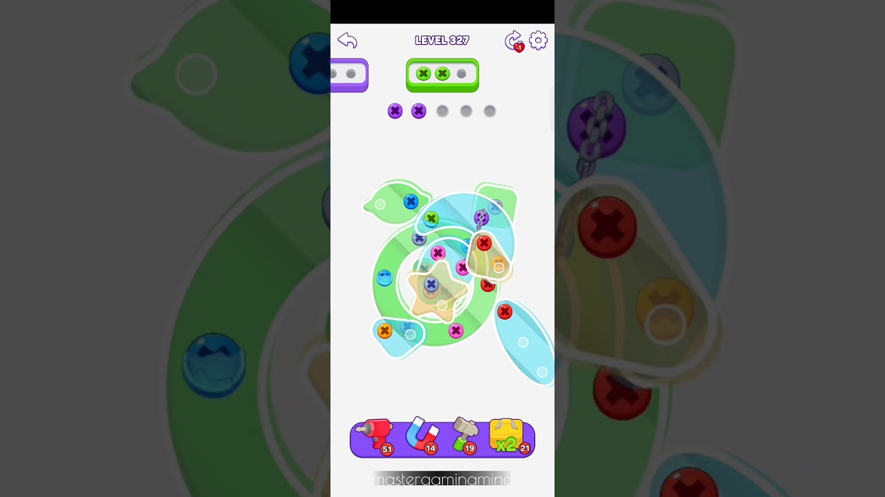 Screw Out: Jam Puzzle : LEVEL 327 | MASTER GAMING MIND | MGM