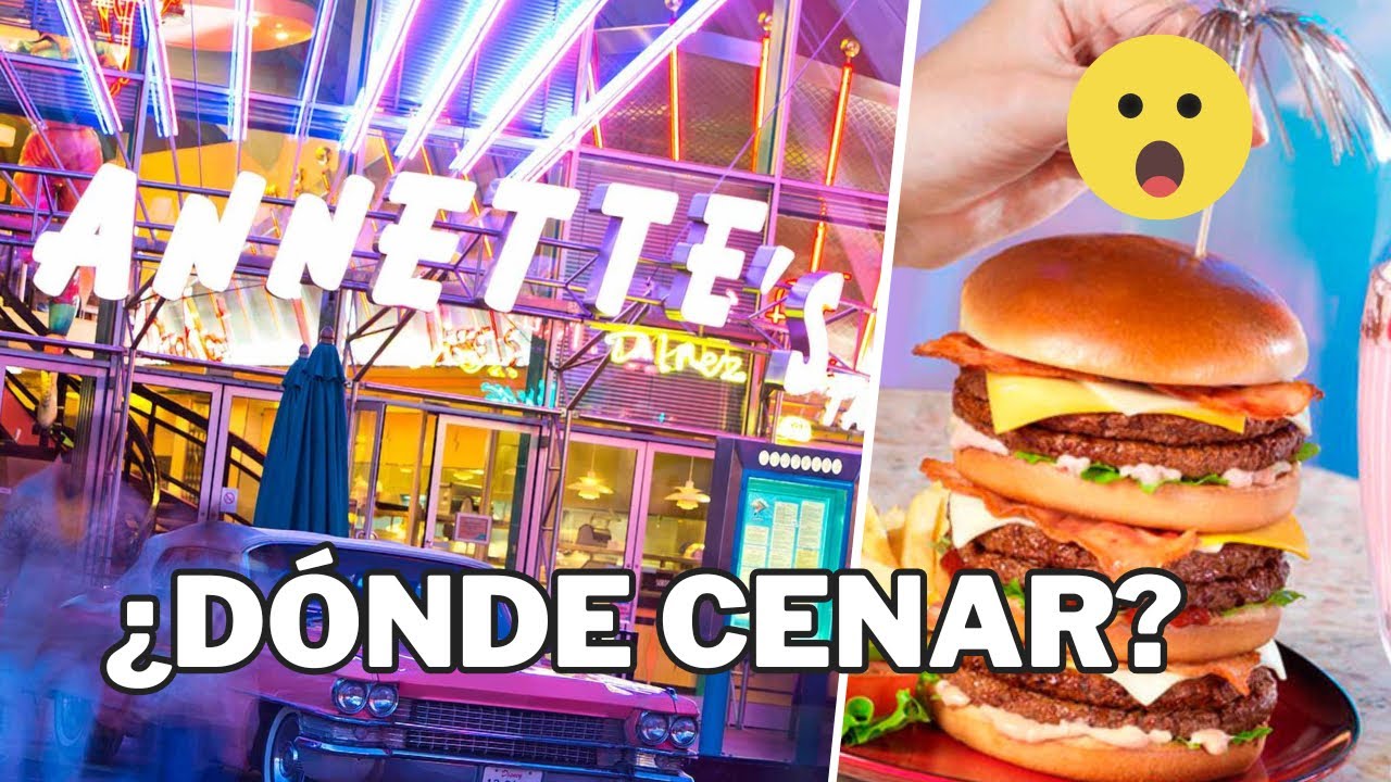 🍔 Annette’s Diner en Disneyland París: ¿merece la pena? Menú, precios y trucos