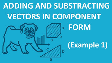 ʕ•ᴥ•ʔ Adding and Subtracting Vectors in Component Form | Example 1