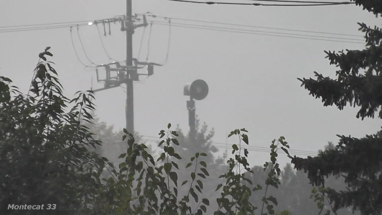 Tornado Warning with Federal Signal 2001 Siren Ambience, 9/12/19, DeKalb, IL