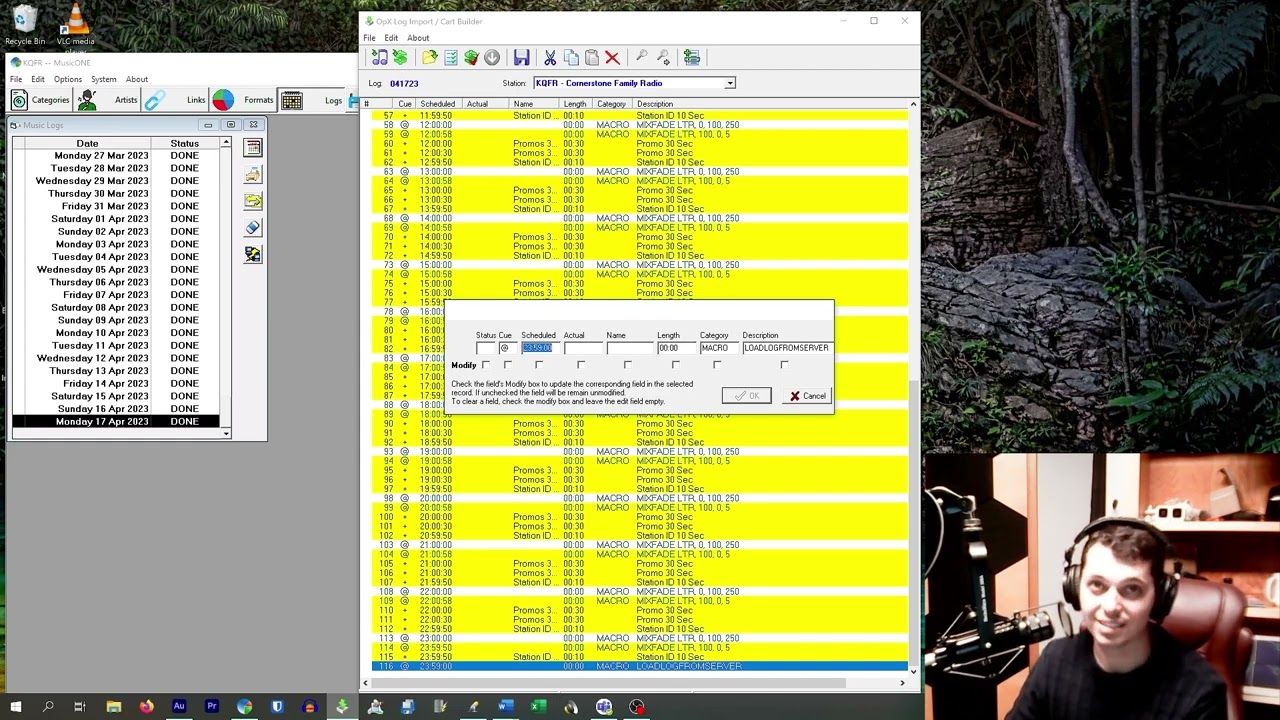 04 Creating Daily Logs and Importing into OpX