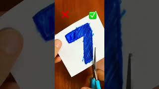 Download Lagu Perfect Cut ✂️ ❌✔️ 7 🔢 Number #chanafavors #shortsvideo #cuts #satisfying #diy MP3