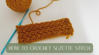 How to Crochet Suzette Stitch by Lexie Loves Stitching 294 views 8 months ago 5 minutes, 38 seconds