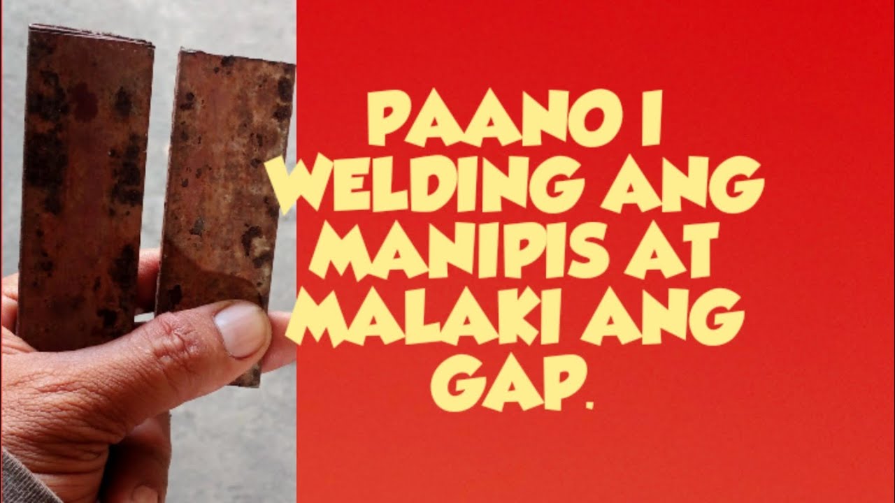 How to weld thin metal/Thin metal with big gap/Paano mag welding ng MALAKI ang gap.
