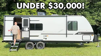 7' Narrrow Travel Trailer Walk-Through | Winnebago M-Series 2326RK