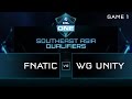 Fnatic vs WG Unity - ESL One Manila SEA Qualifier - Game 1