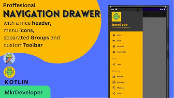 How to Create a Navigation Drawer in Android Studio | Kotlin