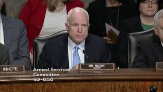 McCAIN OPENING STATEMENT AT SASC HEARING ON CYBER THREATS