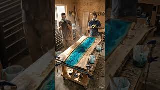 Luxury Ocean Resin Table With Unreal Details ✨