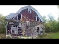 Barn-style abandoned house