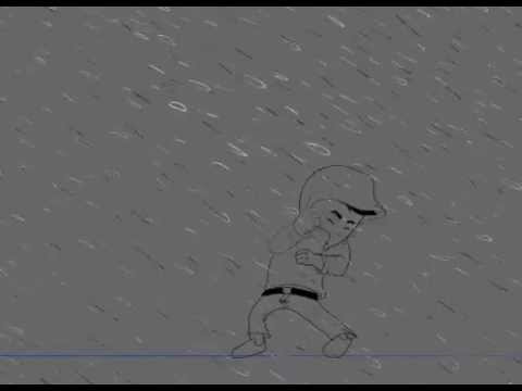 Rain animation - YouTube