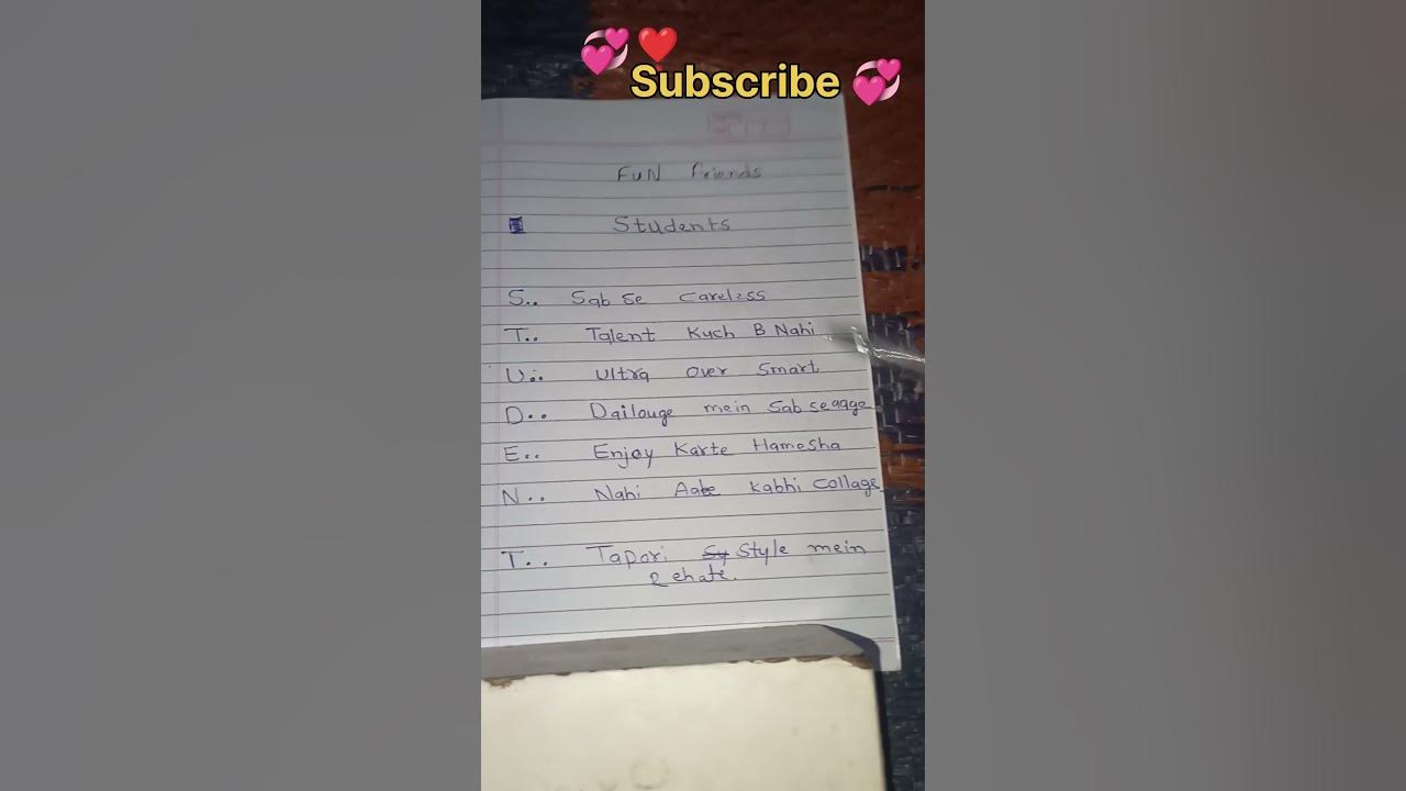 student-full-form-student-ka-full-form-shorts-ytshorts-youtube