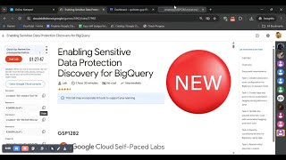 Enabling Sensitive Data Protection Discovery for BigQuery || #GSP1282 || #2025 Solution