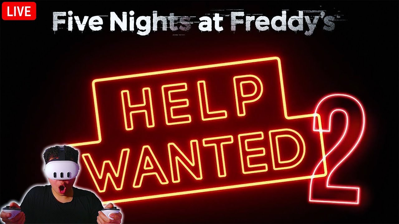 JUMPING BACK IN FNAF BUT IN VR | Five Nights at Freddy's: Help Wanted 2 ...