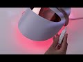 Yofuly led 7 colors face mask light therapy intelligent constant temperature vibration massage