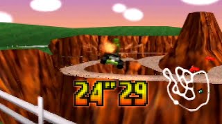 Mario Kart 64 - Yoshi Valley SC 3lap World Record - 24.29 (NTSC)