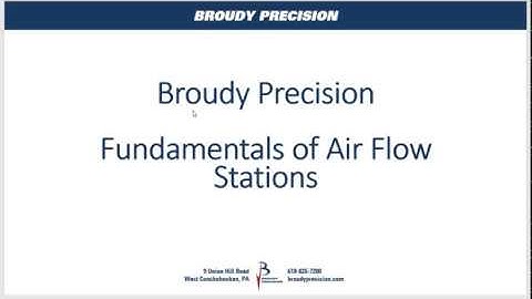 Airflow Monitoring - Differential Pressure