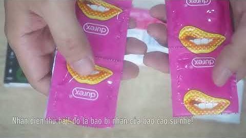 Bao cao su durex sensation review