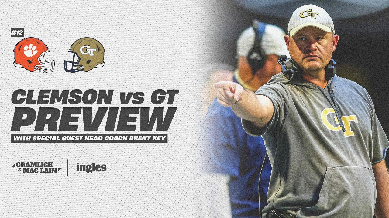 Clemson vs Georgia Tech Preview + Coach Key Interview - YouTube