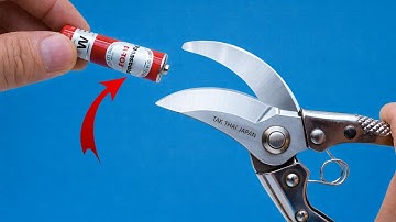 EASY Way to Sharpen Any Scissors to Razor-Sharp in 5 Minutes | Unexpected result!