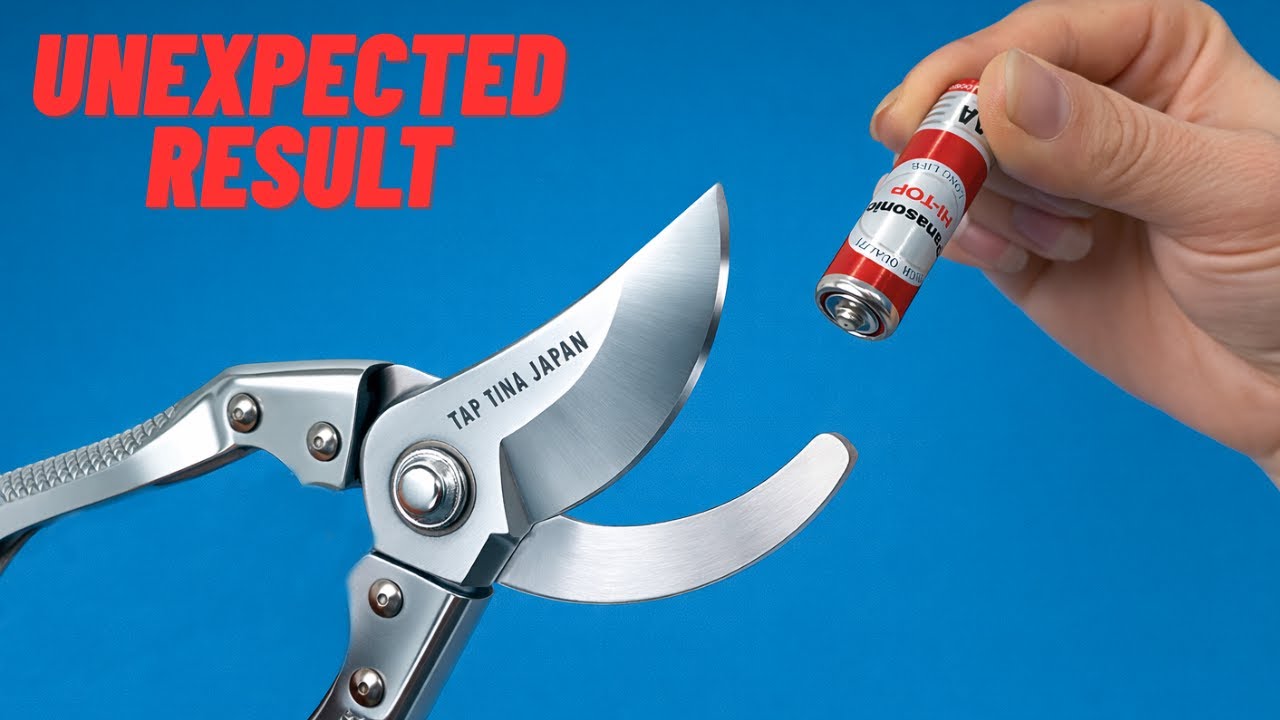 Простой способ заточить любые ножницы до бритвенной остроты за 5 минут | Неожиданный результат! | Сд