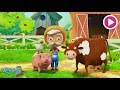 Животные на ферме | Old MacDonald Had A Farm | Песенка для детей