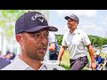 Xander schauffele reacts to scoring lowest ever round at pga championship