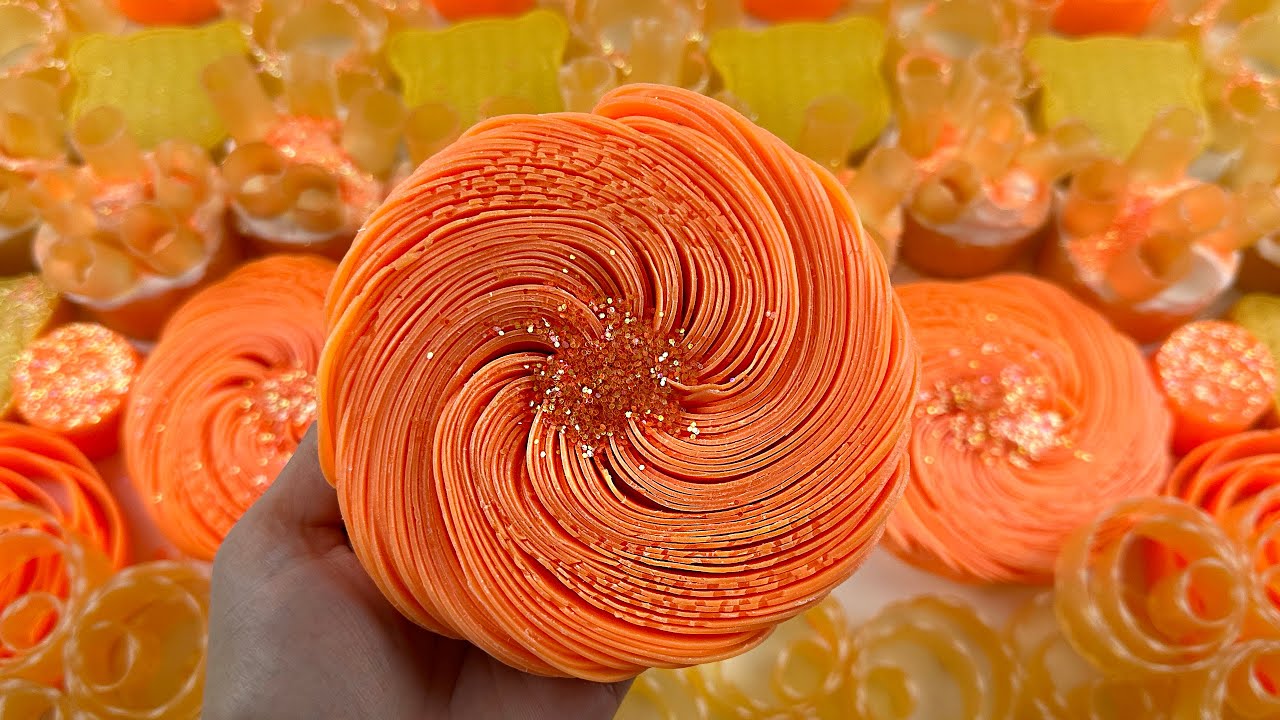 Cutting soap strips. Crushing soap boxes with foam & starch | ASMR Soap 