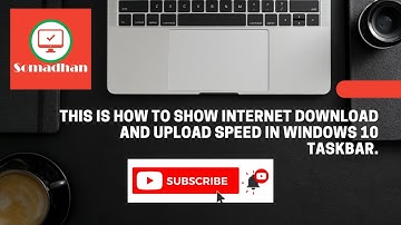 This is how to show internet download and upload speed in windows 10 taskbar.