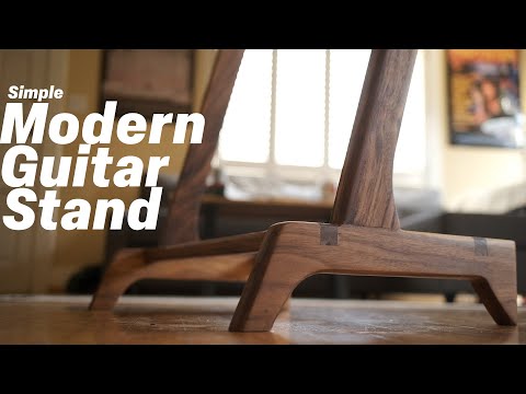 Display Your Guitars with This Simple Modern Build | Juniperwood