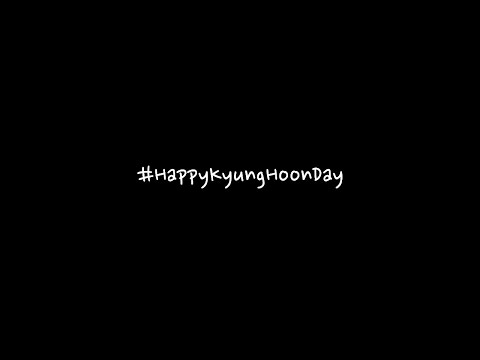 민경훈의 생일을 축하합니다'ㅡ'//