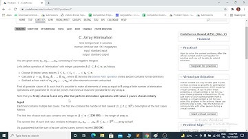 C. Array Elimination | Codeforces Round #751 (Div. 2)