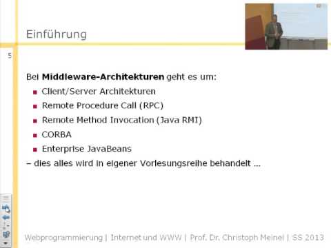 Internet- und WWW-Technologien, Webprogrammierung