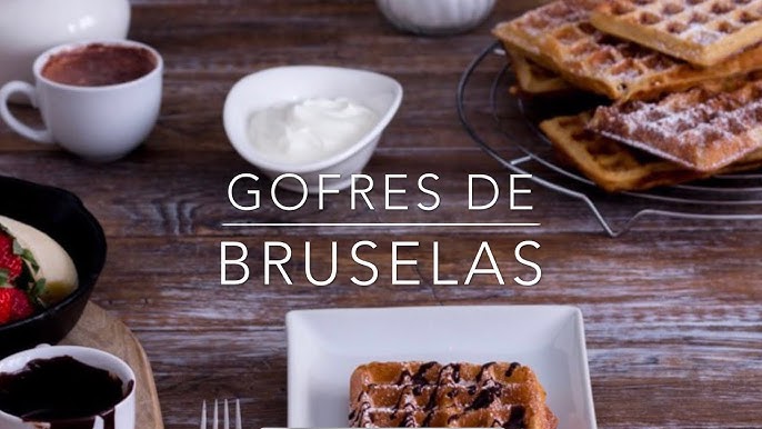 Deliciosa receta de gofres con azúcar perlado - Crea tu sabor - CreaTuSabor