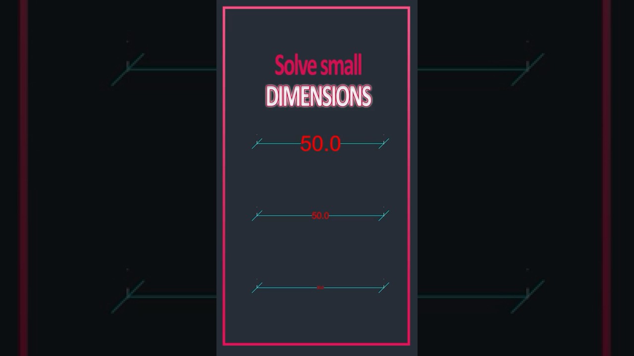 Fix Small Dimensions in AutoCAD | Make Text Bigger Easily (Beginner Tutorial)