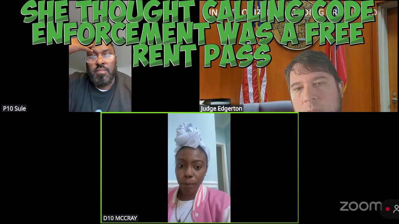 Tenant Demands Free Rent And Claims Code Enforcement Retaliation