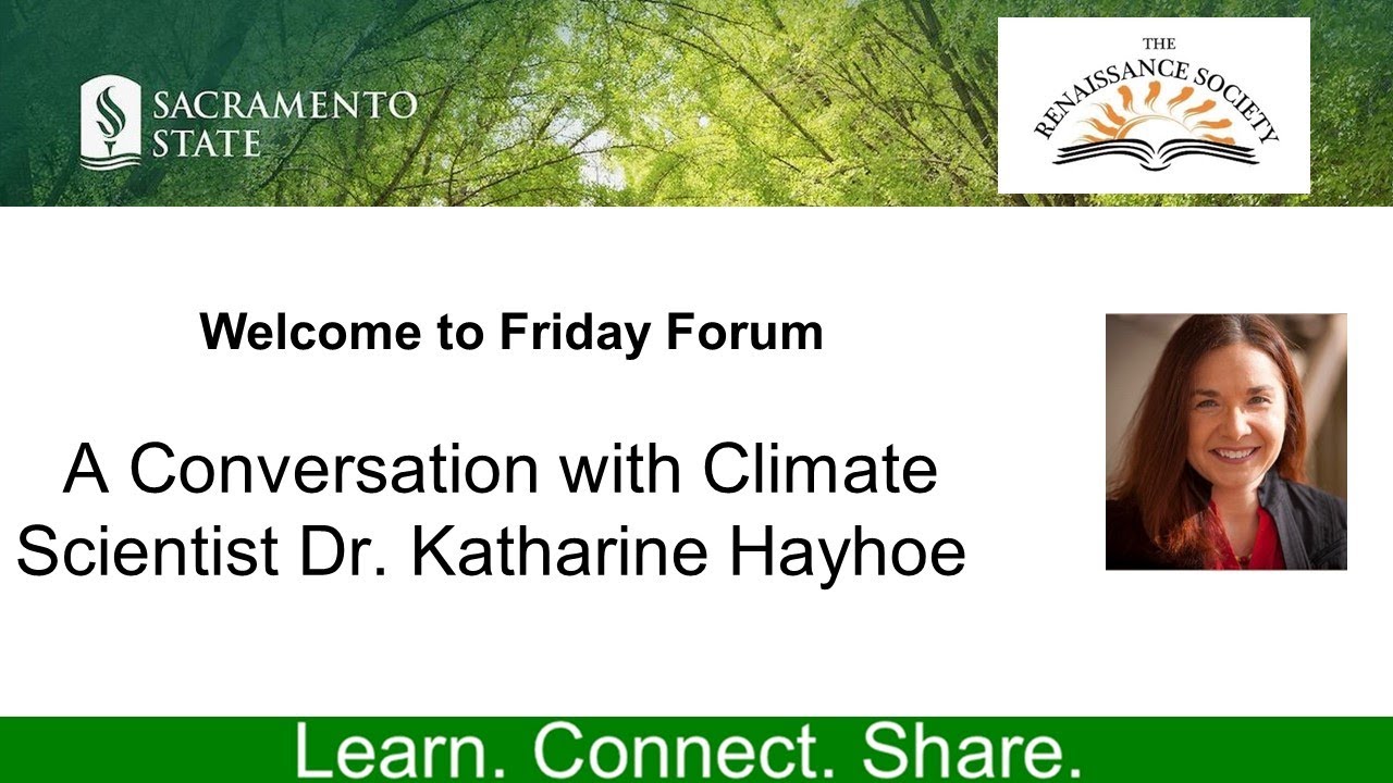 A Conversation with Climate Scientist Dr. Katharine Hayhoe