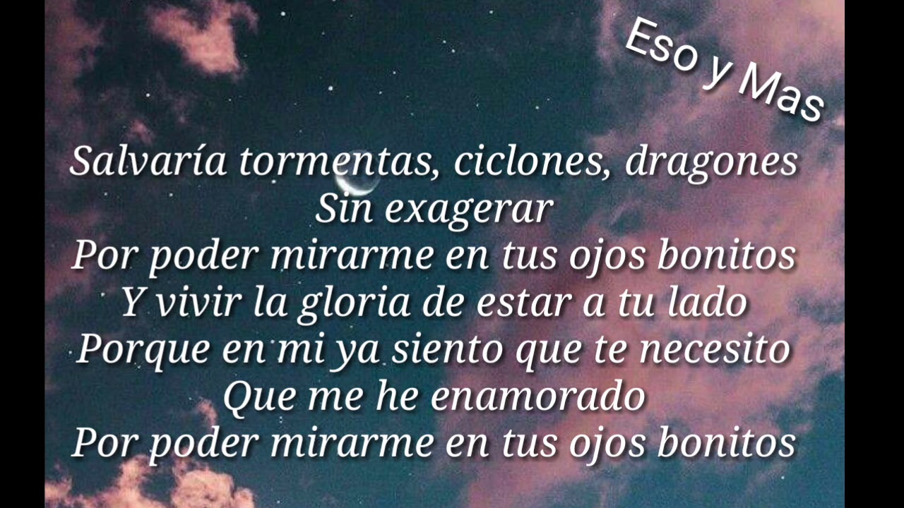 Joan Sebastian Eso Y Mas Lyrics