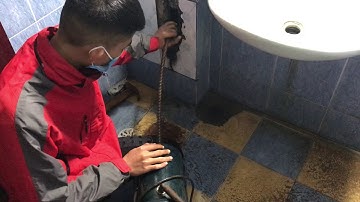 Thông Tắc Cống Thoát Sàn Bằng Máy Lò Xo Uy Tín Chuyên Nghiệp 0967.604.228