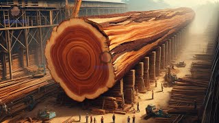 133 Rare plants are more valuable than gold! Large wood processing factory process