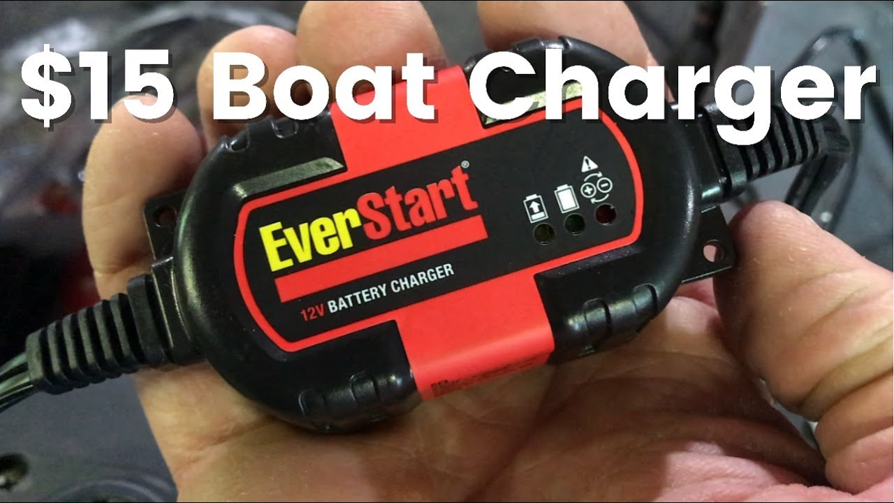 Installing Everstart Battery Chargers on my Boat - YouTube