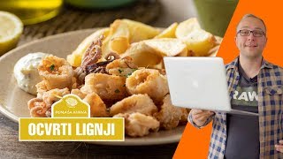Ocvrti lignji [fajn hrustljavi kalamari so top]