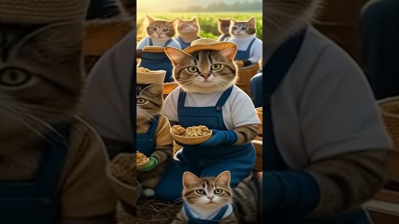 Training Tabby Cats For Farm Chores 